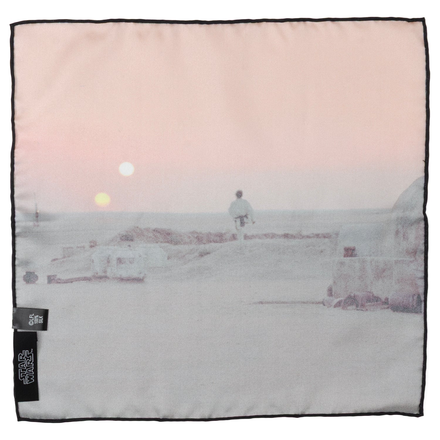 Binary Sunset Pocket Square Image 3