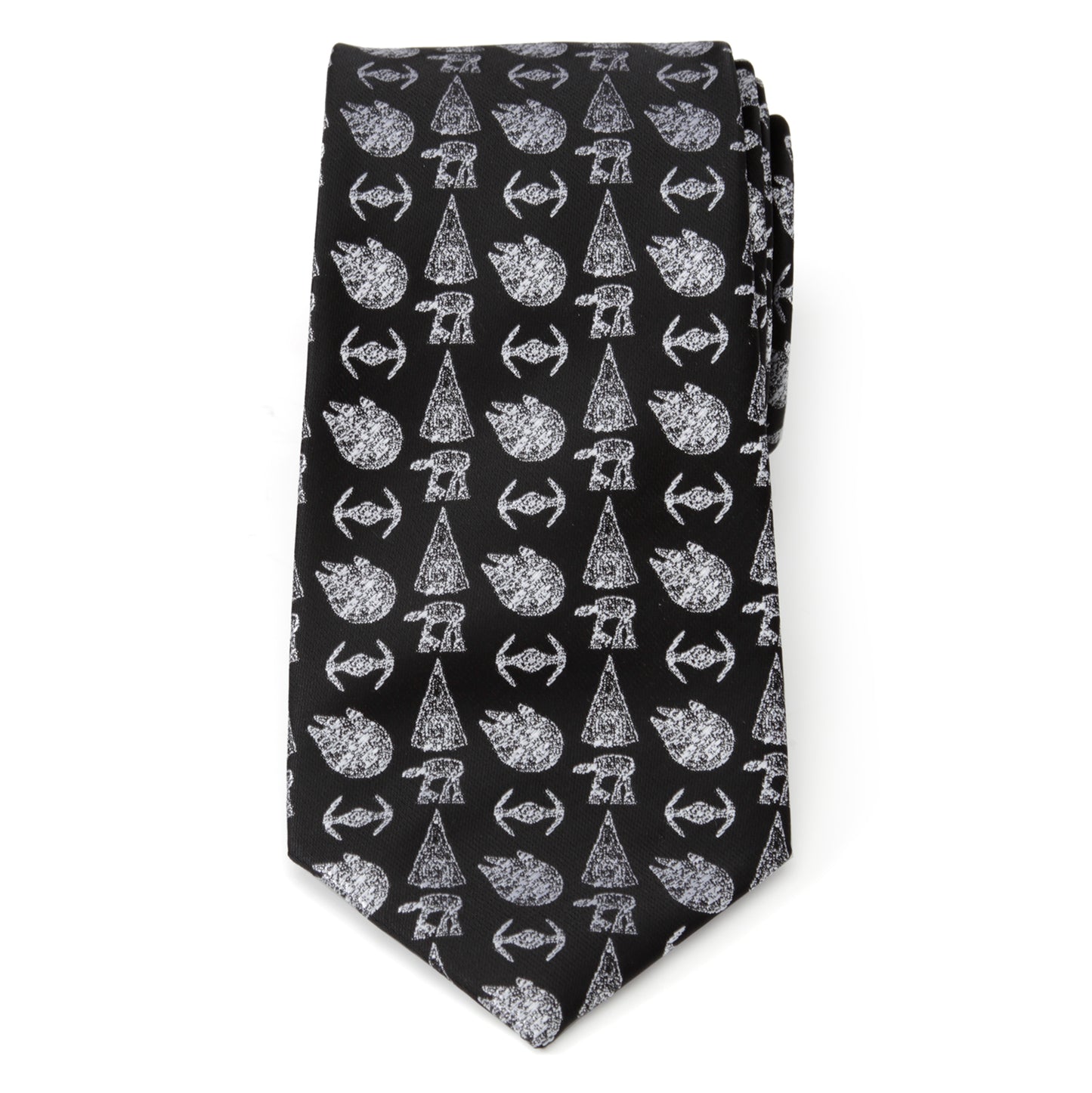 Star Wars Battle Black Men's Tie Image 3