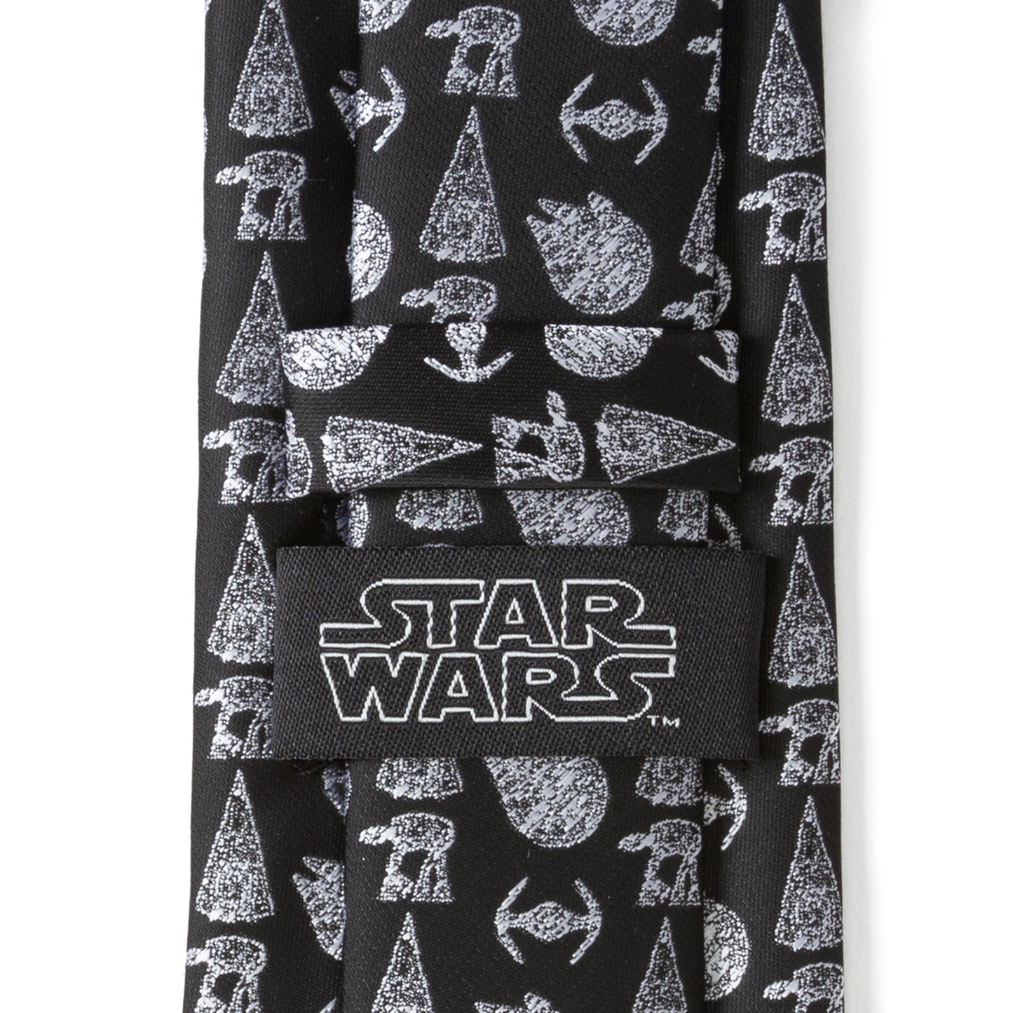 Star Wars Battle Black Men's Tie Image 5