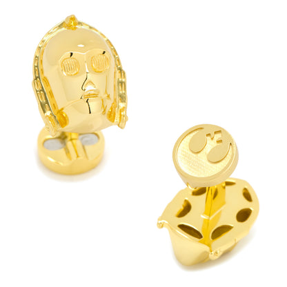 3D C3PO Cufflinks Image 1