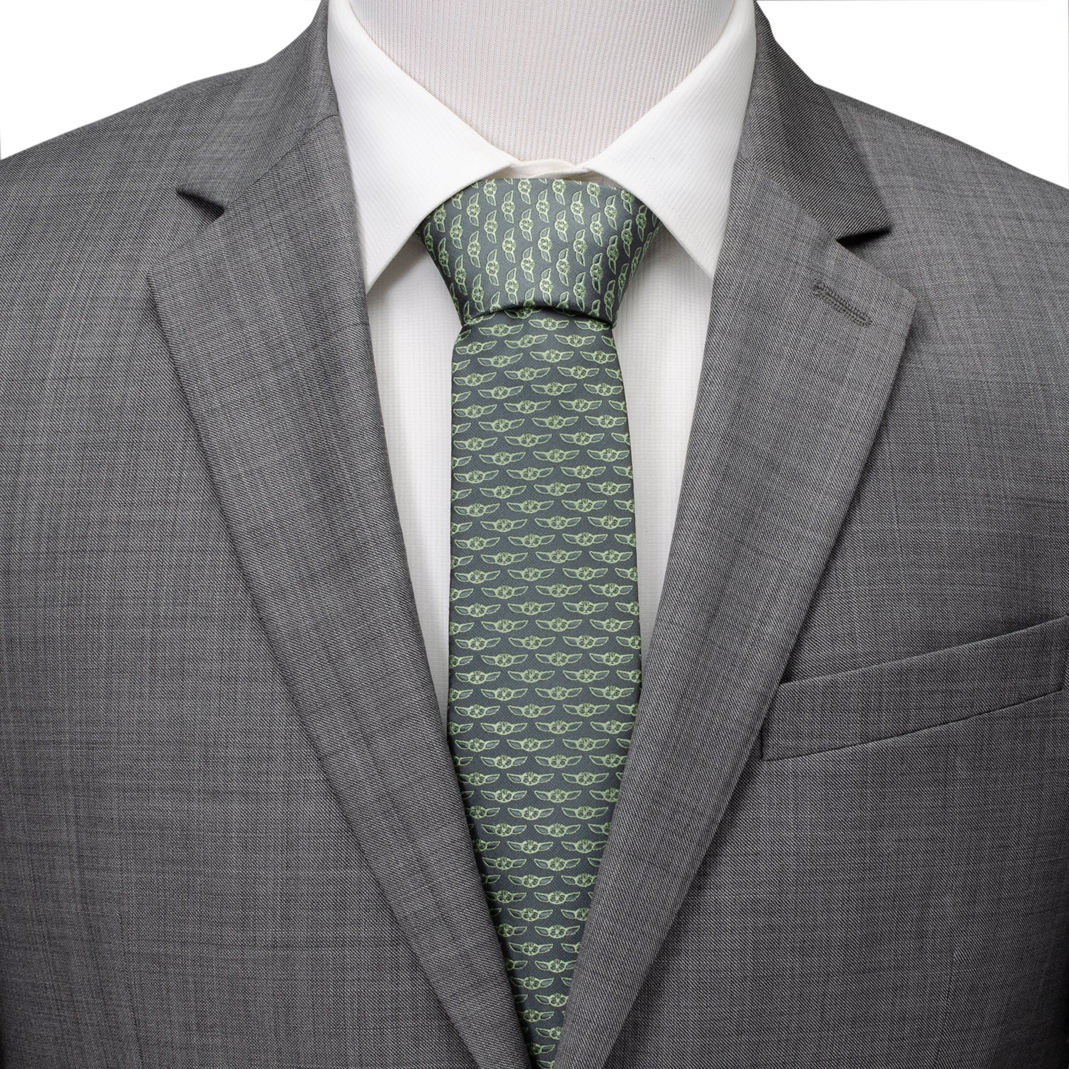 The Child Grey Men's Tie Image 2