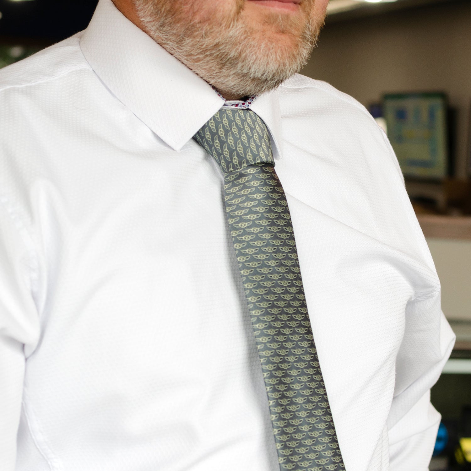 The Child Grey Men's Tie Image 8