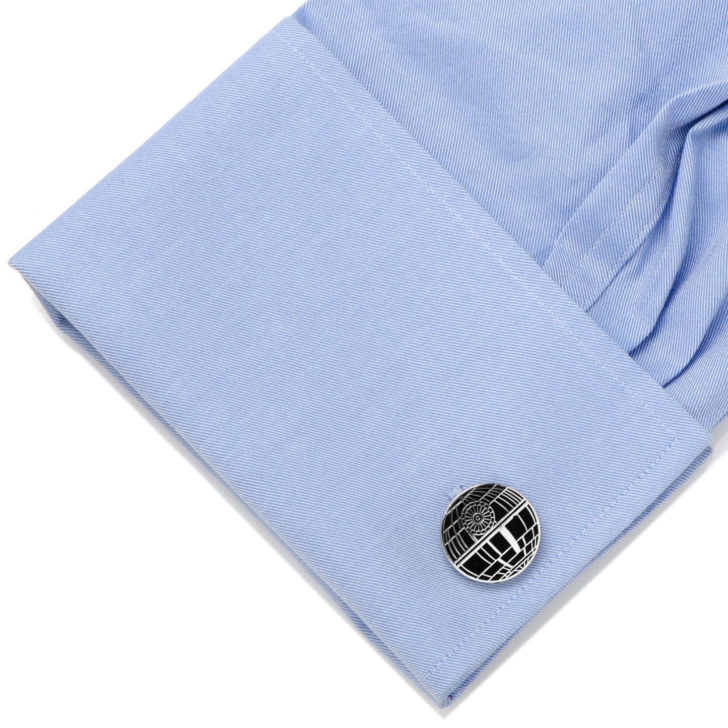 Recessed Matte Death Star Cufflinks Image 3