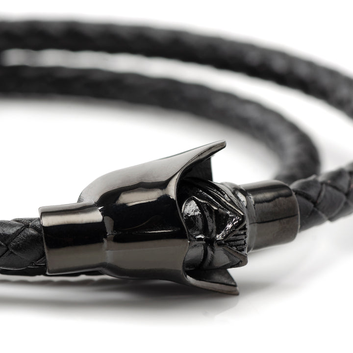 Darth Vader Helmet Double Wrap Stainless Steel Bracelet Image 3
