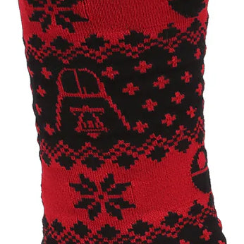 Star Wars Darth Vader Red and Black Holiday Dress Socks and Lapel Pin Gift Set Image 3