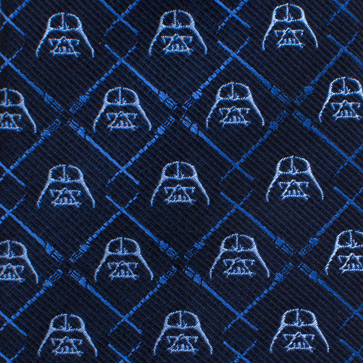 Darth Vader Lightsaber Blue Tie Image 5