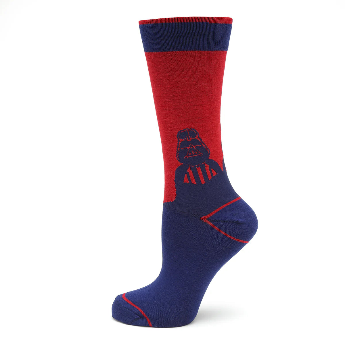 Star Wars Darth Vader Blue and Red Dress Socks and Lapel Pin Gift Set Image 2