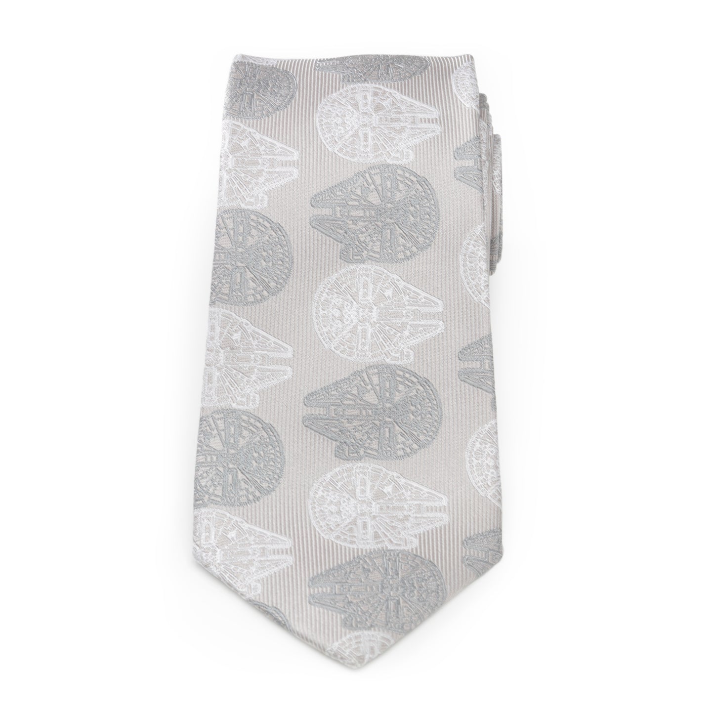 Star Wars Falcon Gray Men's Tie Image 3