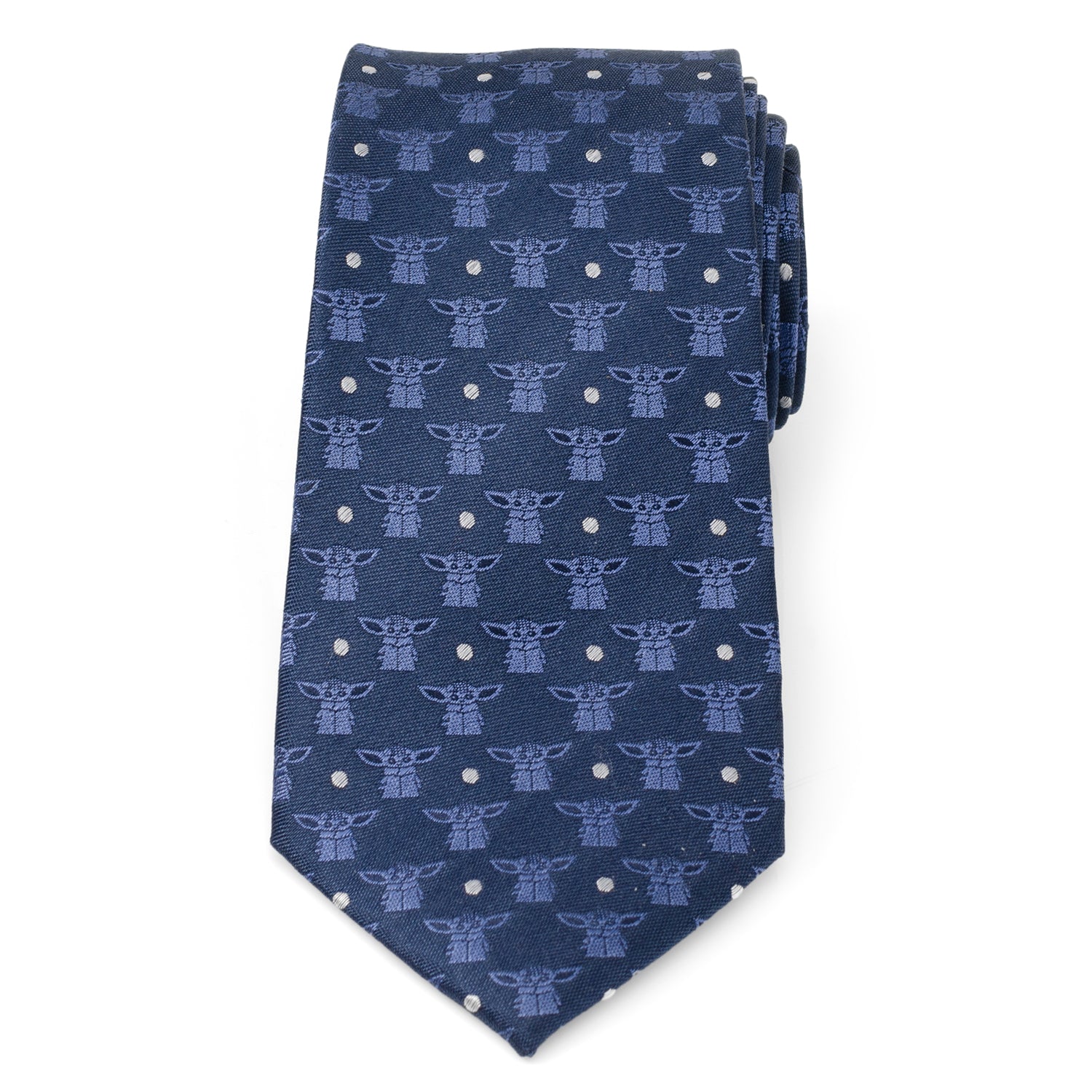 Star Wars - Grogu Navy Blue Men's Tie Image 3