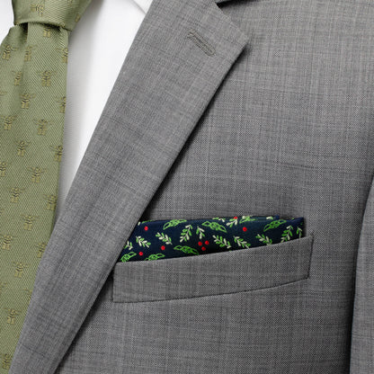 Grogu Holiday Navy Pocket Square Image 2