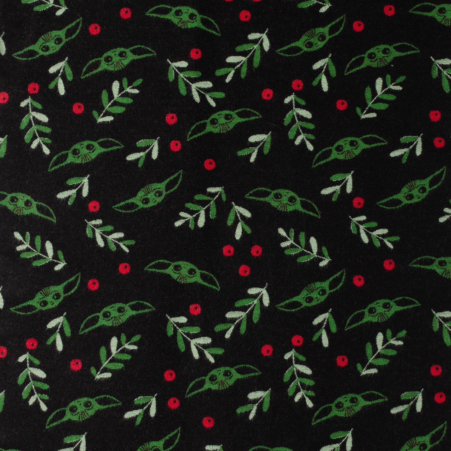 Grogu Holiday Black Scarf Image 3