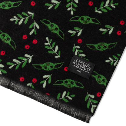 Grogu Holiday Black Scarf Image 5