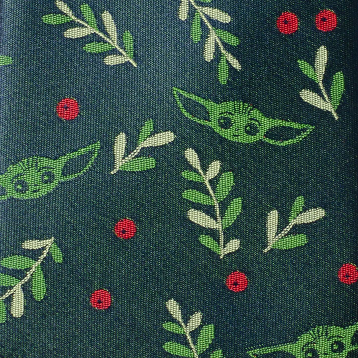 Grogu Holiday Navy Men's Tie Image 4