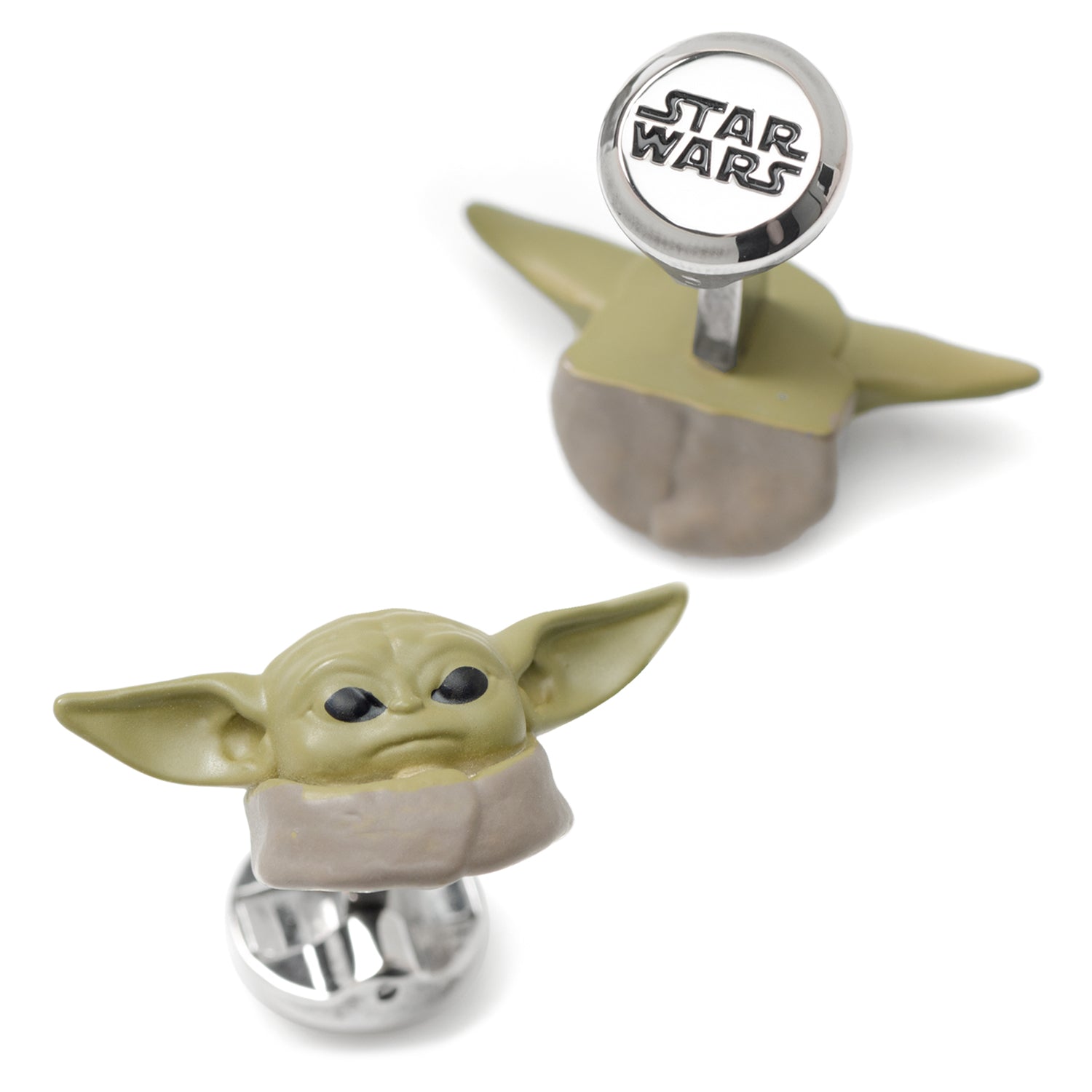 3D Grogu Cufflinks Image 2