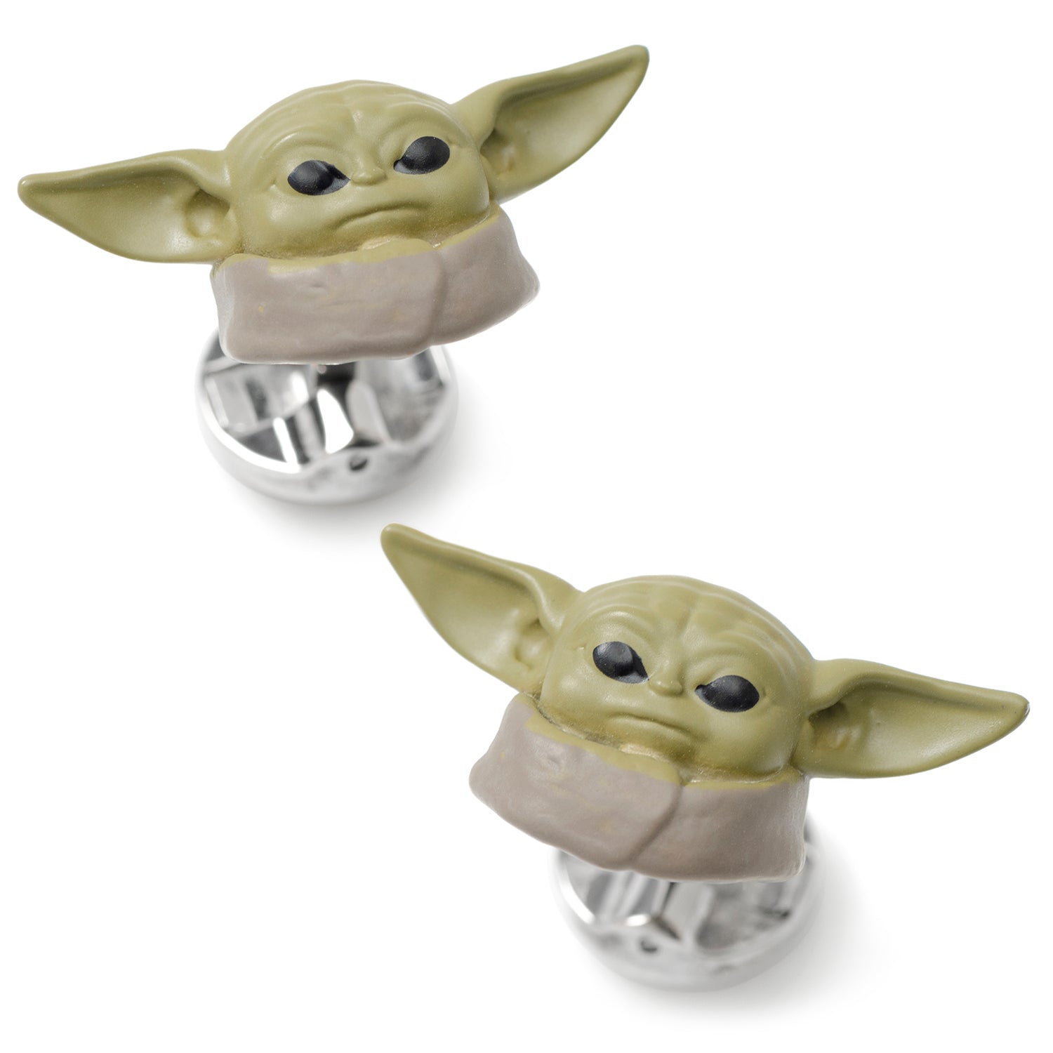 3D Grogu Cufflinks Image 1