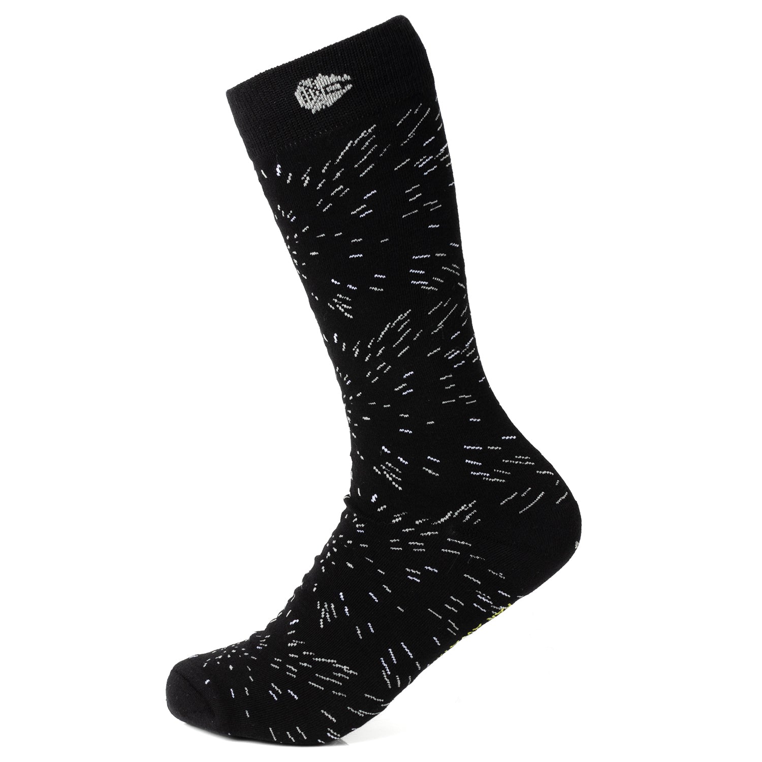 Star Wars Hyperspace Black Dress Socks and Rebel Crest Lapel Pin Gift Set Image 2