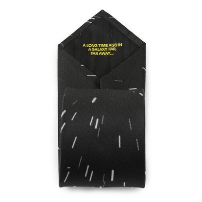 Hyperspeed Hidden Message Black Men's Tie Image 6