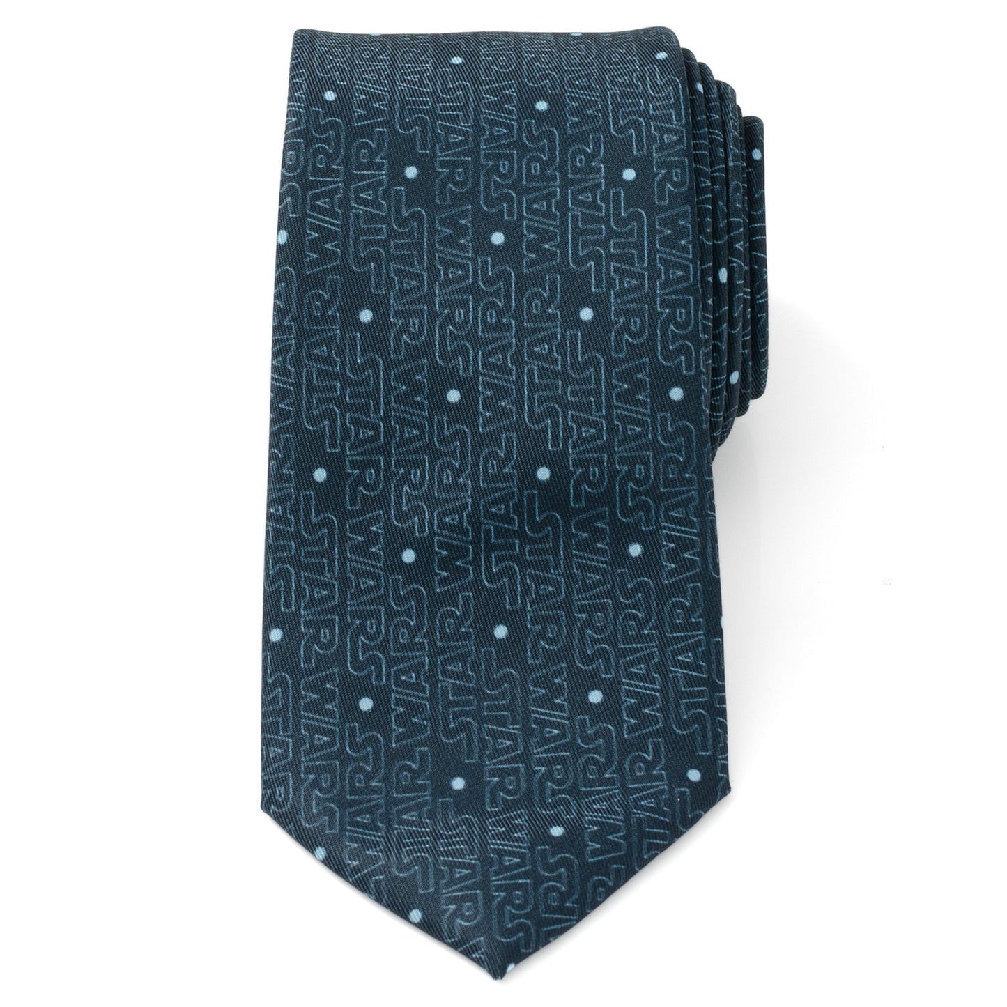 Star Wars Logo Blue Men's Tie Image 3