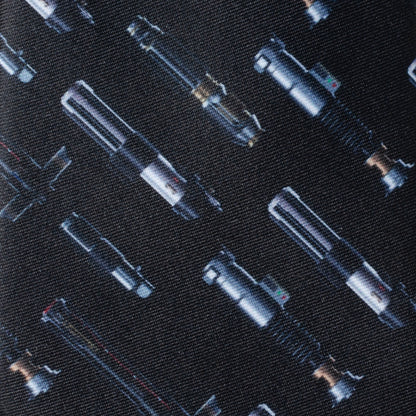 Lightsaber Pattern Men's Tie Image 4