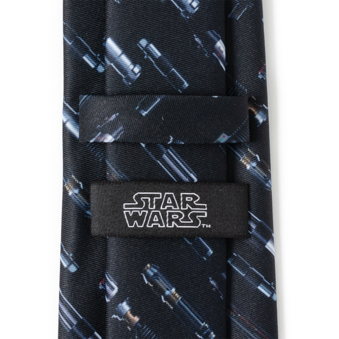 Lightsaber Pattern Men's Tie Image 5