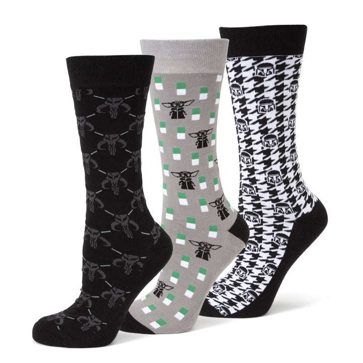 The Mandalorian 3 Pair Socks Gift Set Image 1