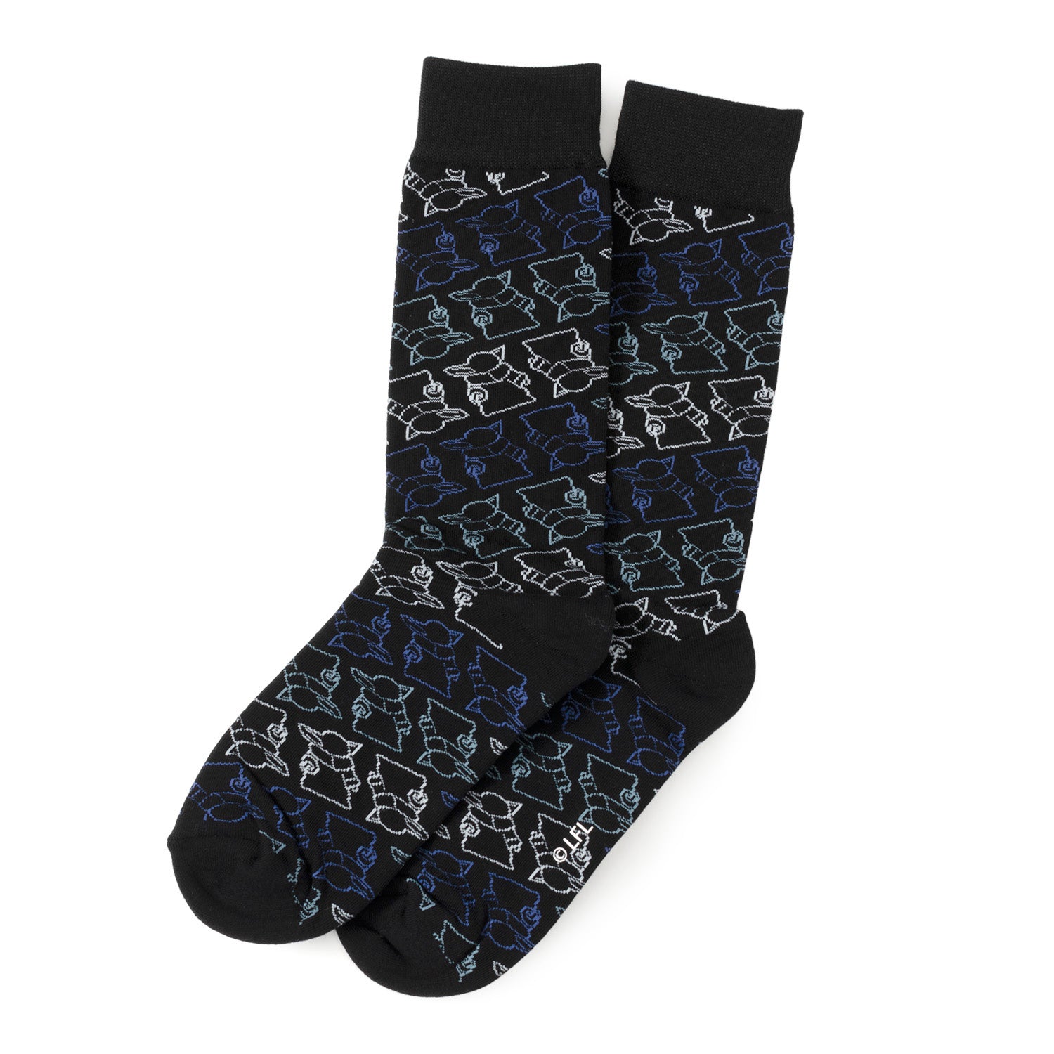 Star Wars Mandalorian 3-Pack Dress Sock and Mythosaur Lapel Pin Gift Set Image 5