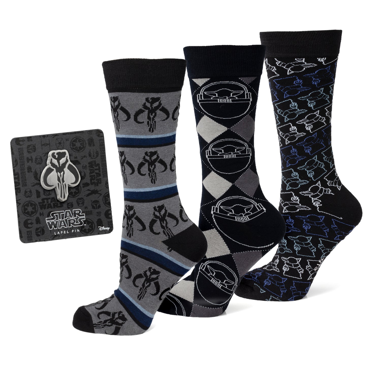 Mandalorian Sock and Lapel Pin Gift Set Image 1