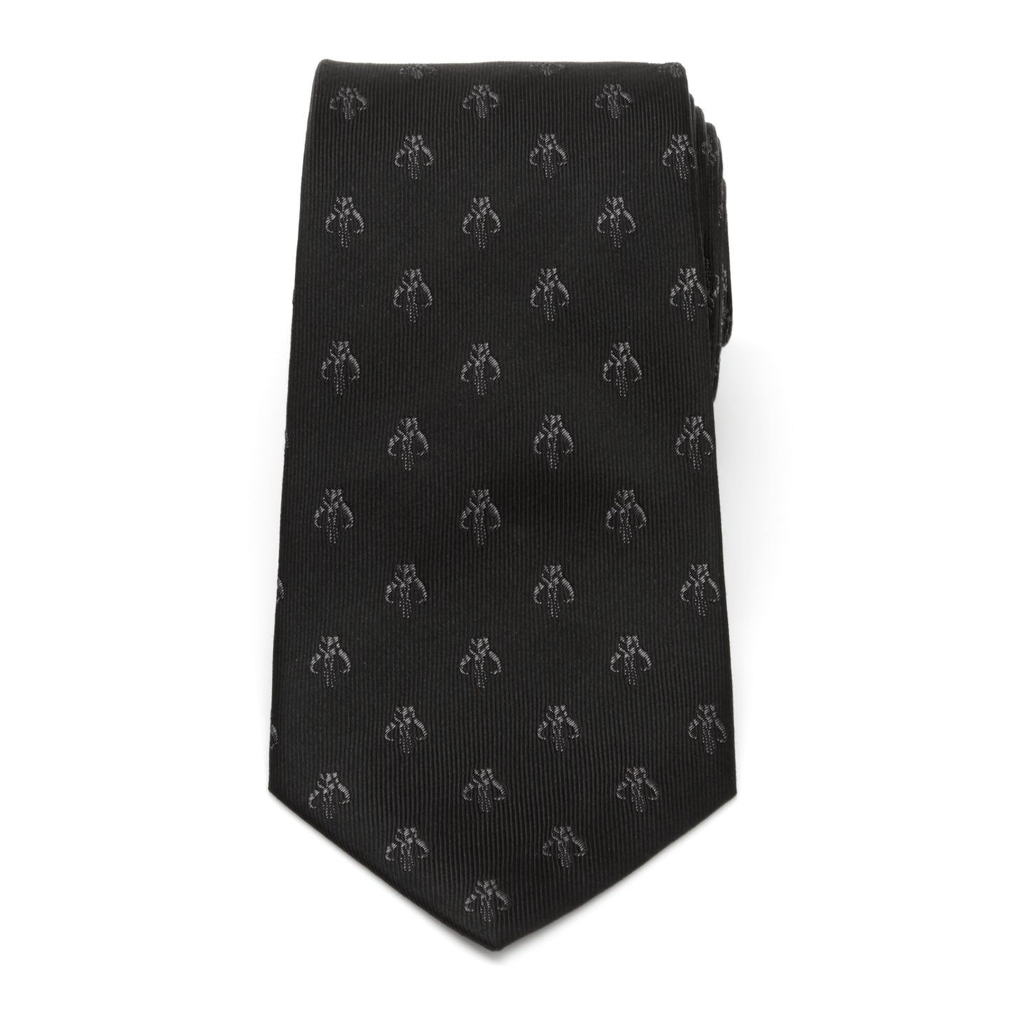 Mandalorian Black Silk Men's Tie Image 3