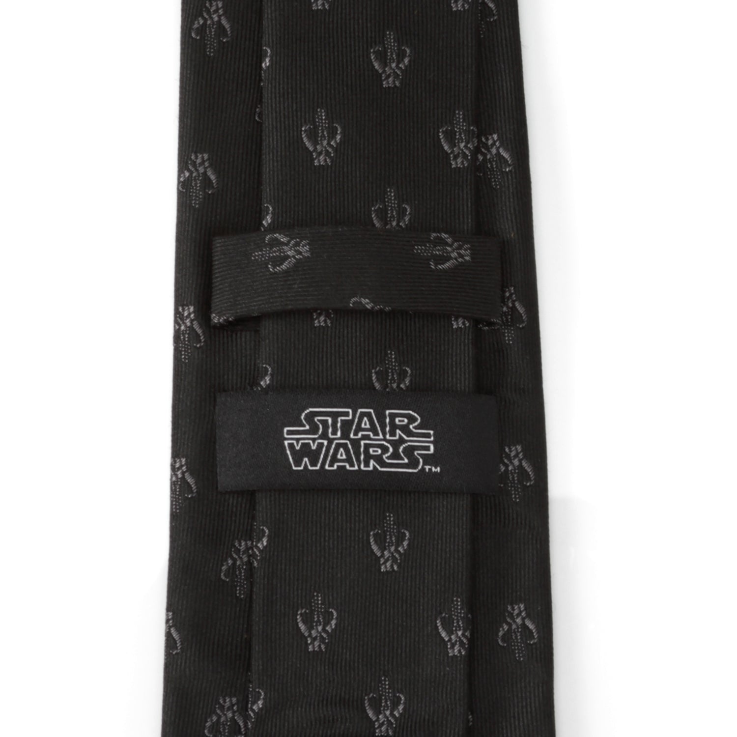 Mandalorian Black Silk Men's Tie Image 4