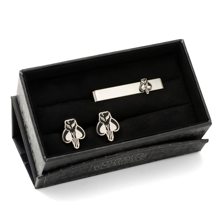 The Mandalorian Cufflinks and Tie Bar Gift Set Image 2