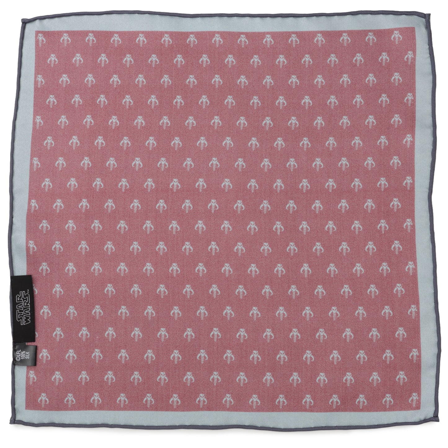 Mandalorian Red Silk Pocket Square Image 2