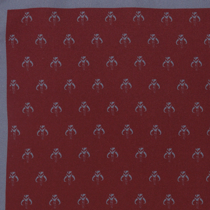Mandalorian Red Silk Pocket Square Image 5