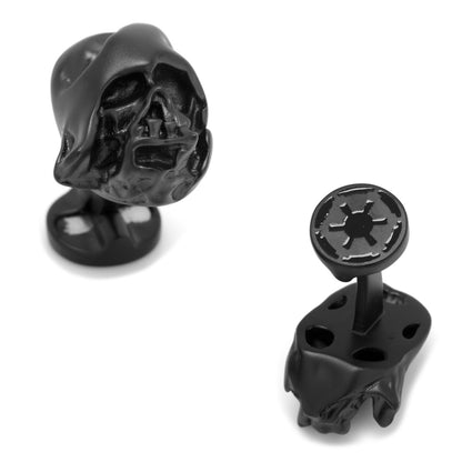 3D Melted Darth Vader Helmet Cufflinks Image 1