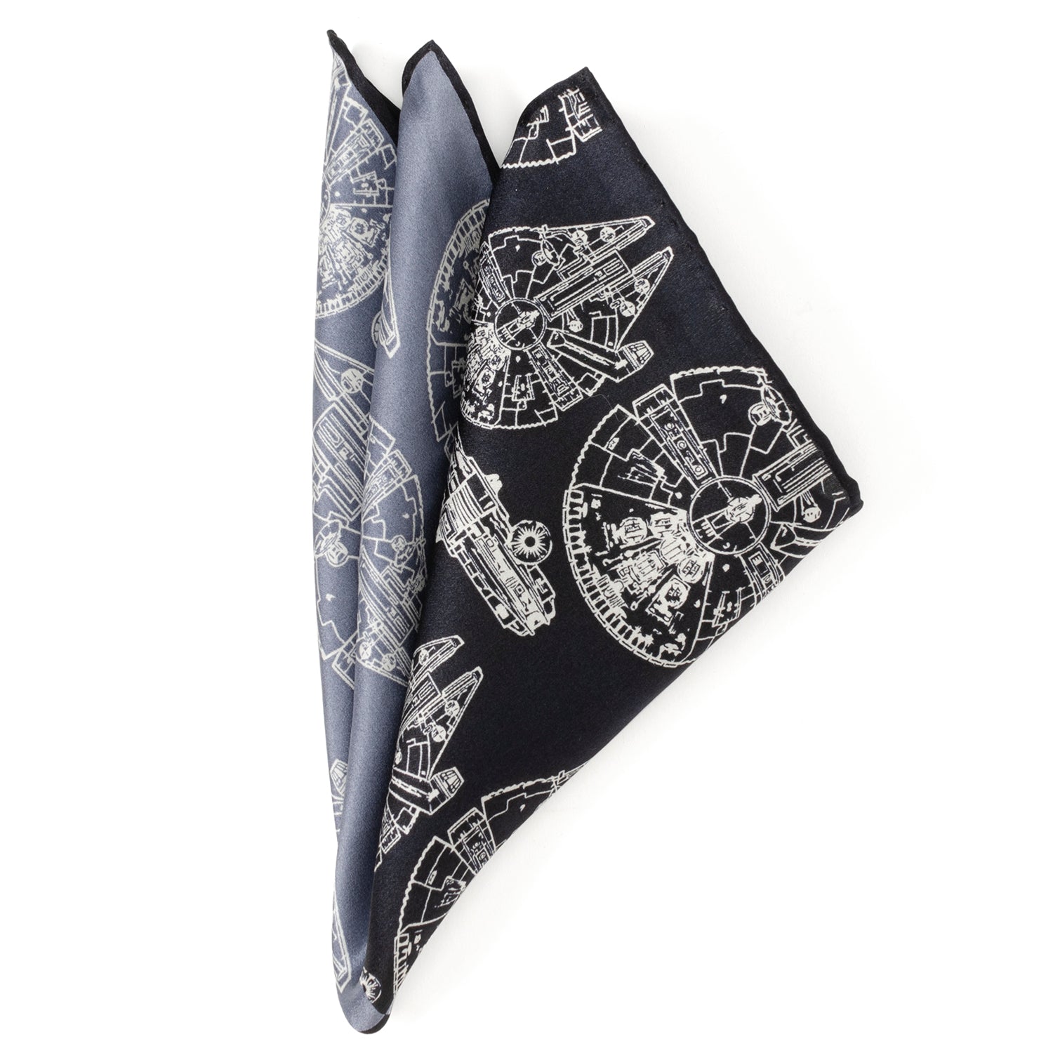 Millenium Falcon Blue Pocket Square Image 3