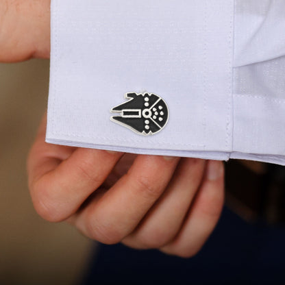 Millennium Falcon Silver Cufflinks Image 5