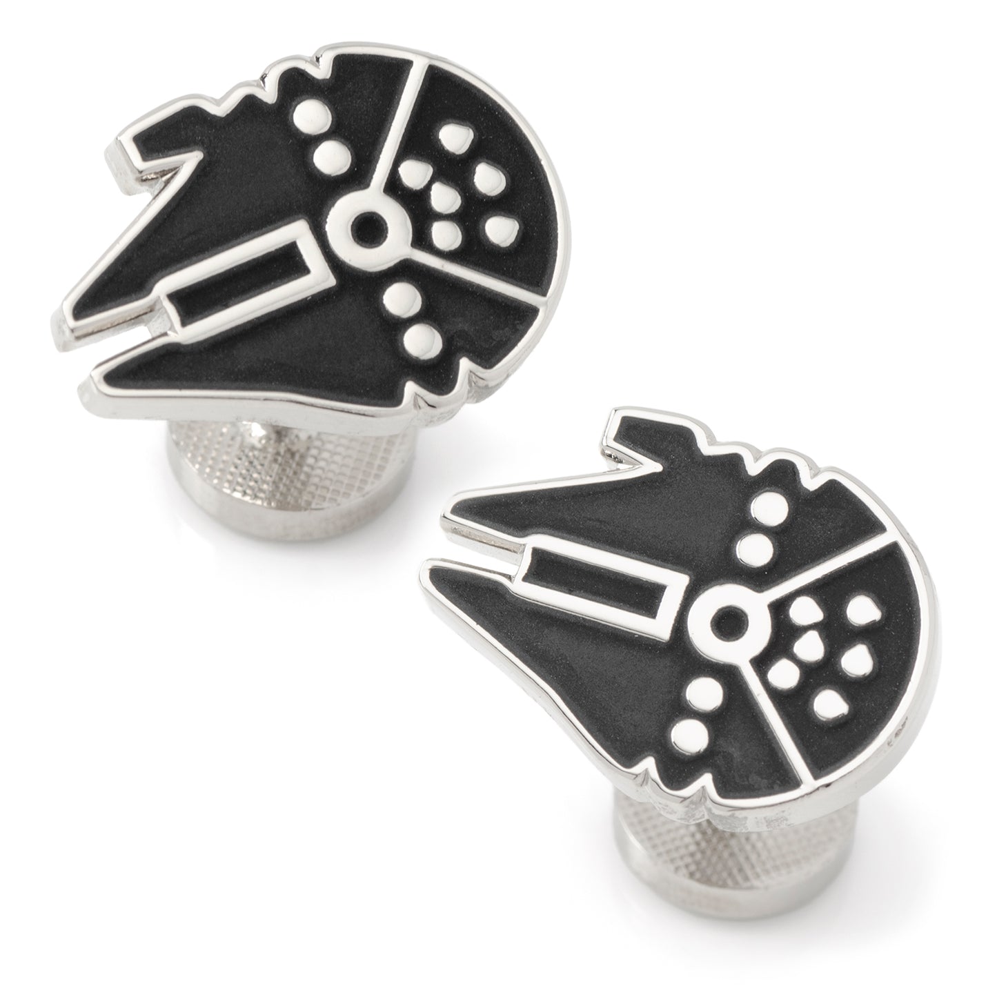 Millennium Falcon Silver Cufflinks Image 1