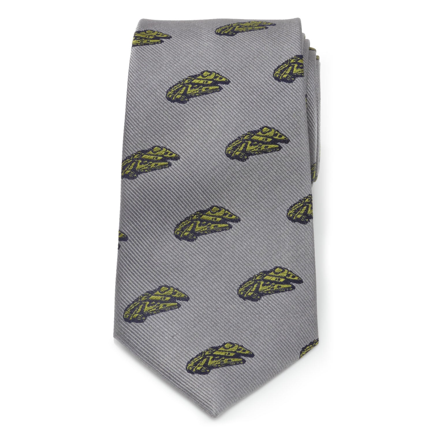 Millennium Falcon Gray Men's Tie Image 3