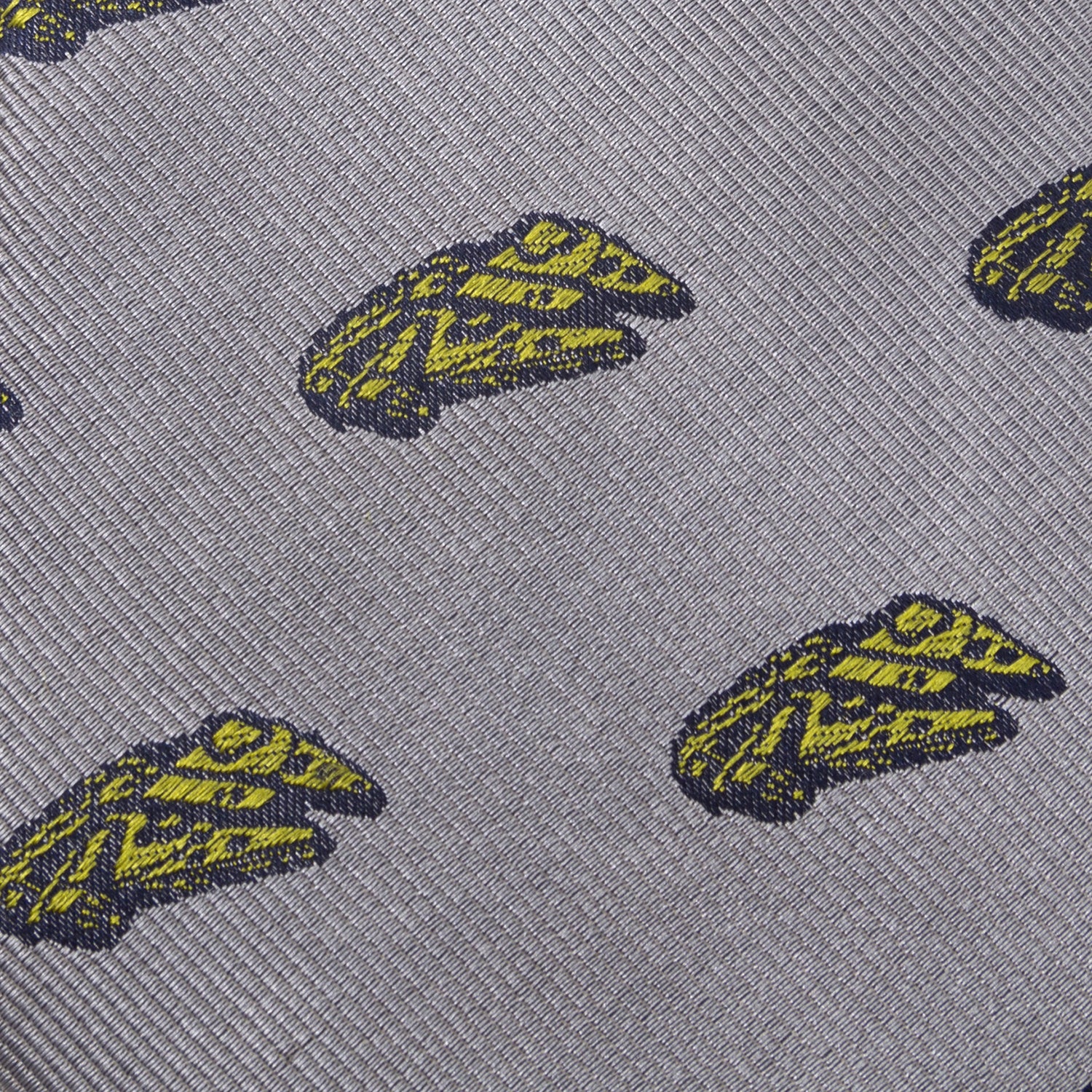 Millennium Falcon Gray Men's Tie Image 5