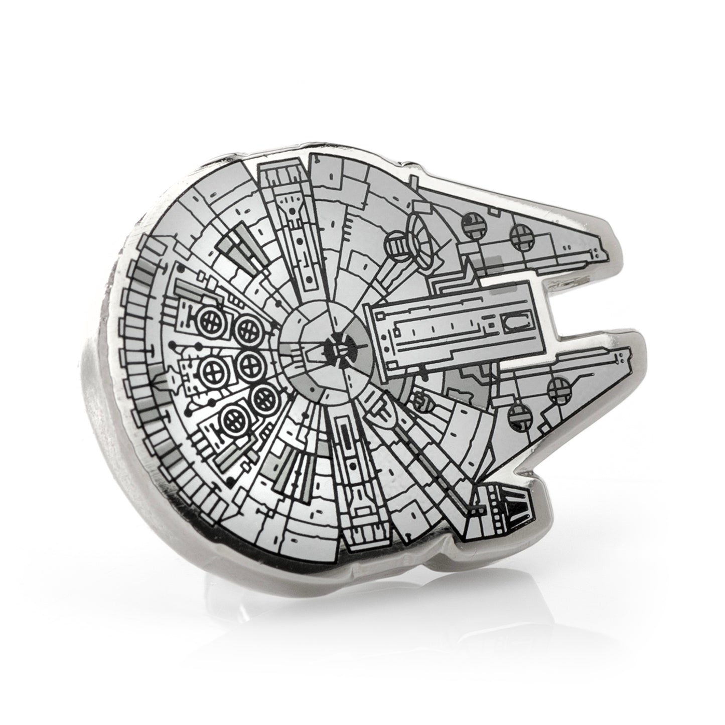 Millennium Falcon Blueprint Lapel Pin Image 1