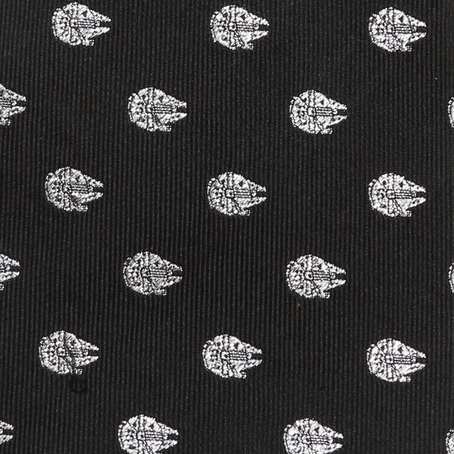 Millennium Falcon Metallic Silver Men's Tie Image 5