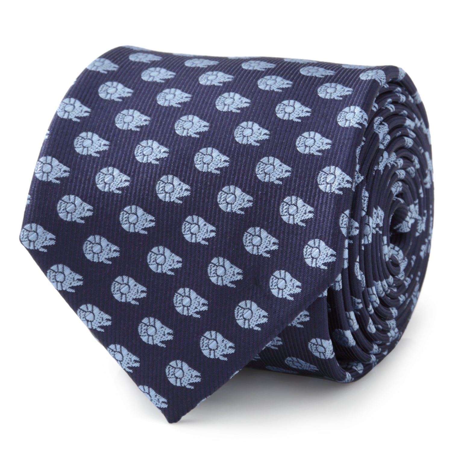 Millennium Falcon Blue Tonal Mens Tie Image 3