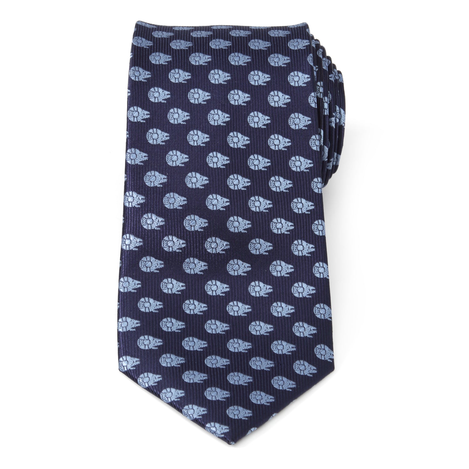 Millennium Falcon Blue Tonal Mens Tie Image 4