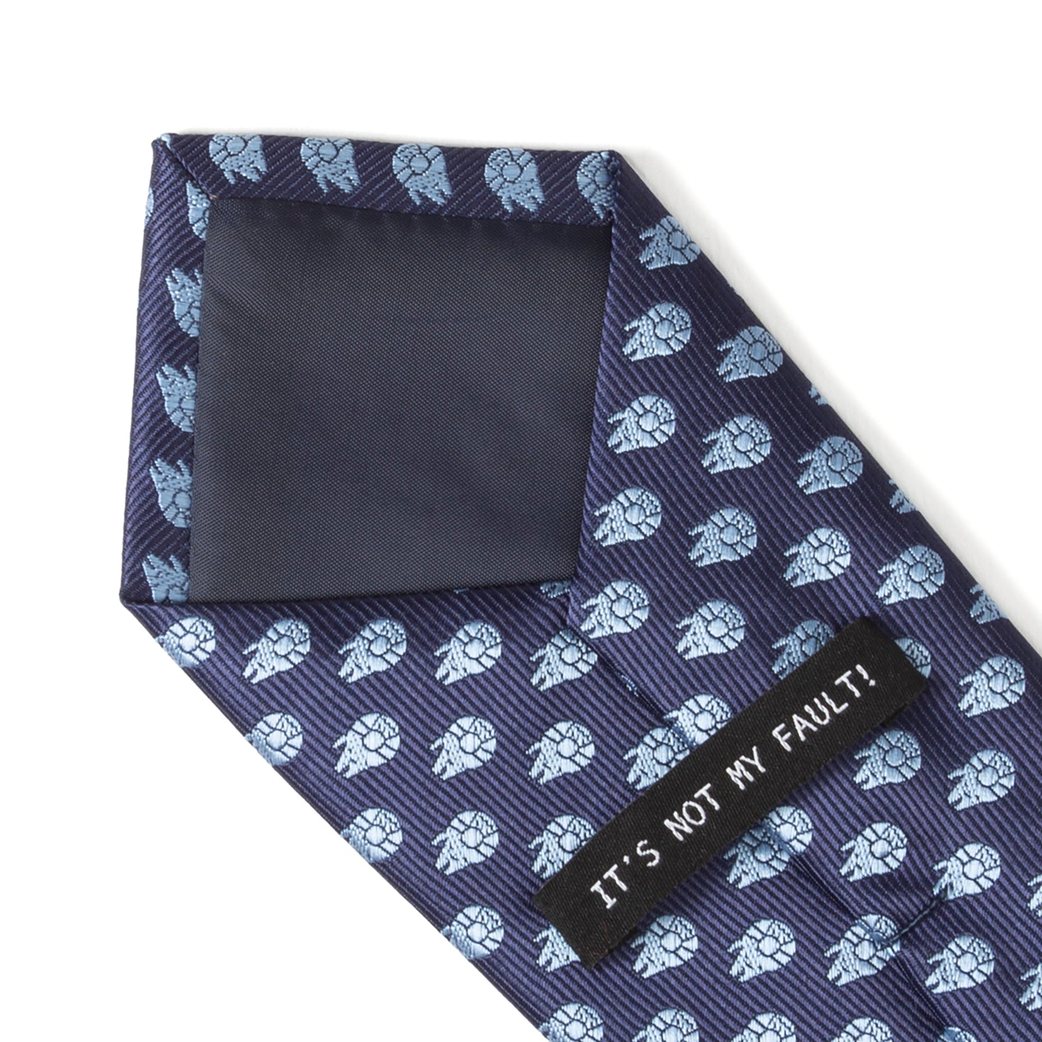 Millennium Falcon Blue Tonal Mens Tie Image 7