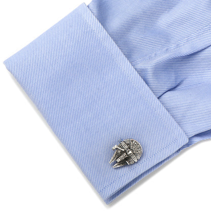 3D Millennium Falcon Cufflinks Image 3