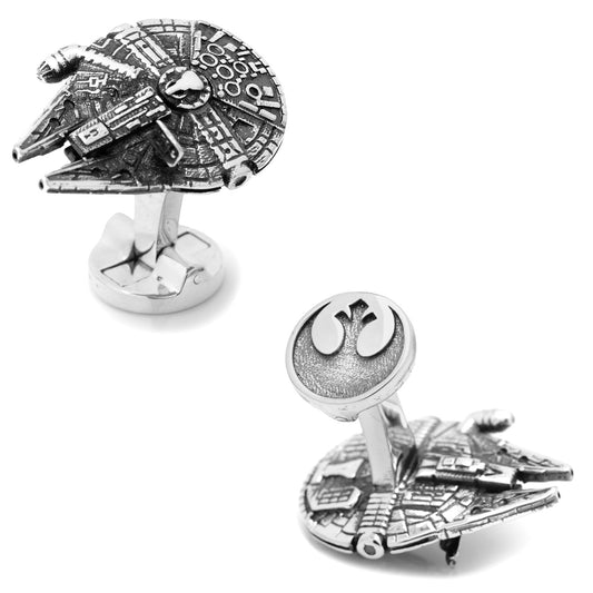 3D Millennium Falcon Cufflinks Image 1