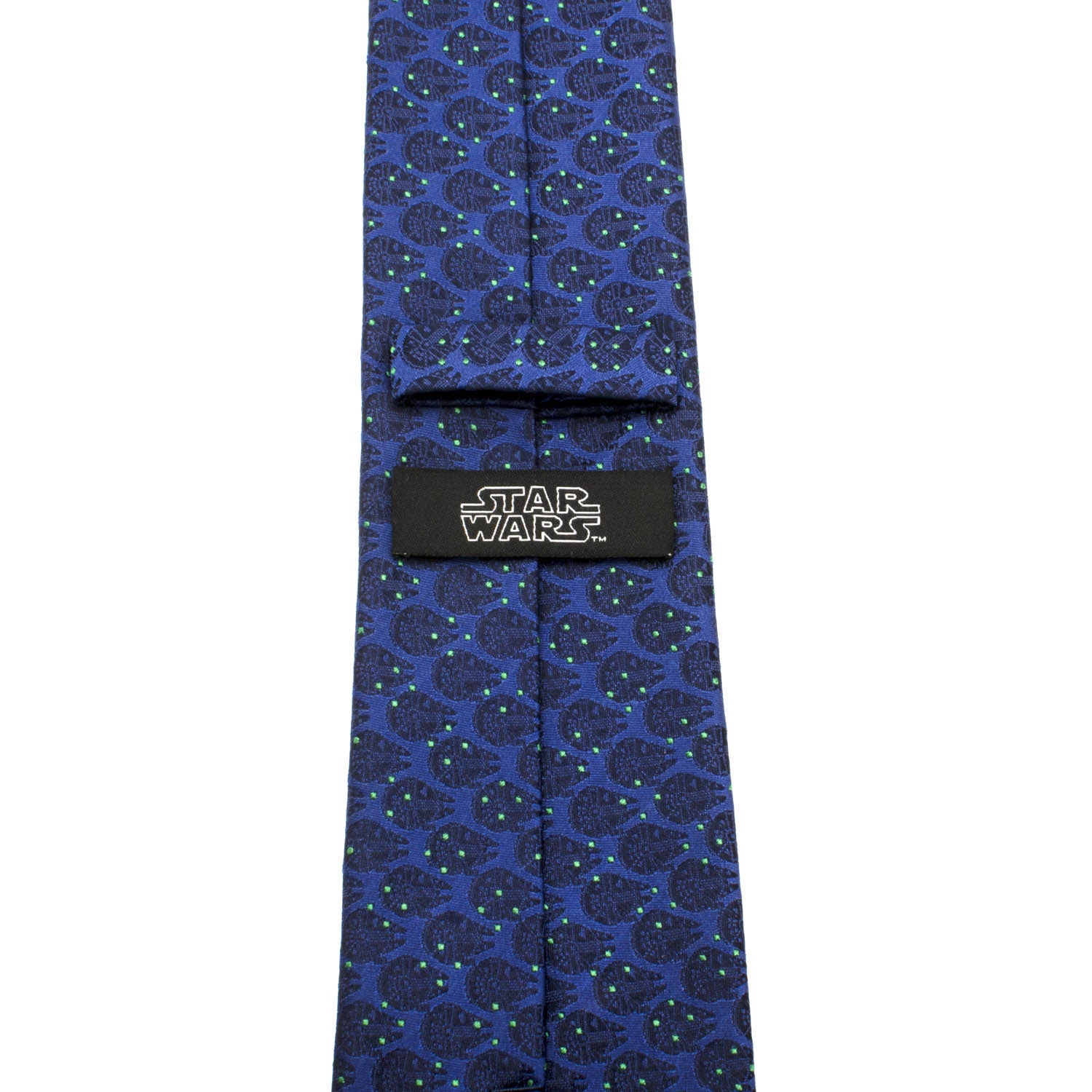 Millennium Falcon Navy Dot Mens Tie Image 4