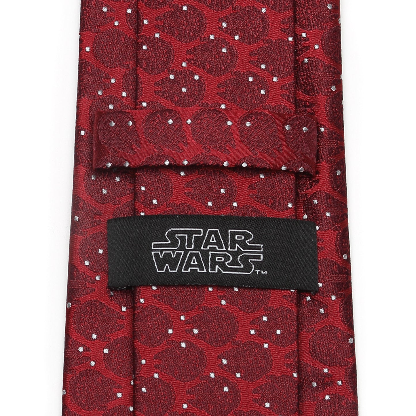 Millennium Falcon Dot Red Men's Tie Image 4