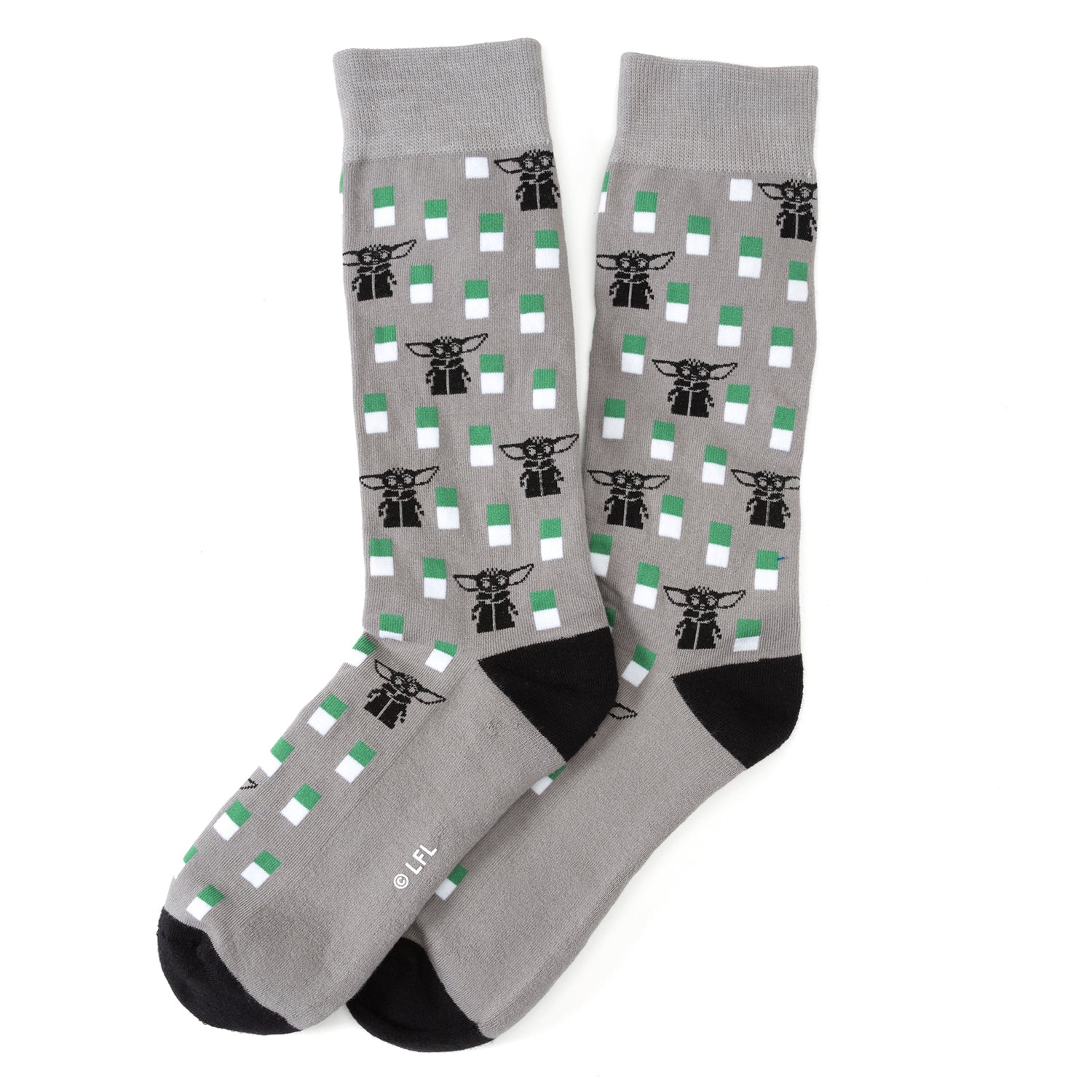 Star Wars Mandalorian Dress Socks 3-Pack and Mythosaur Lapel Pin Gift Set Image 4