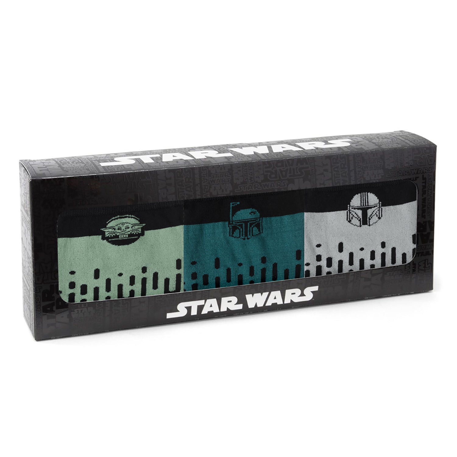 Star Wars Mandalorian 3-Pack Dress Sock and Lapel Pin Gift Set Image 9