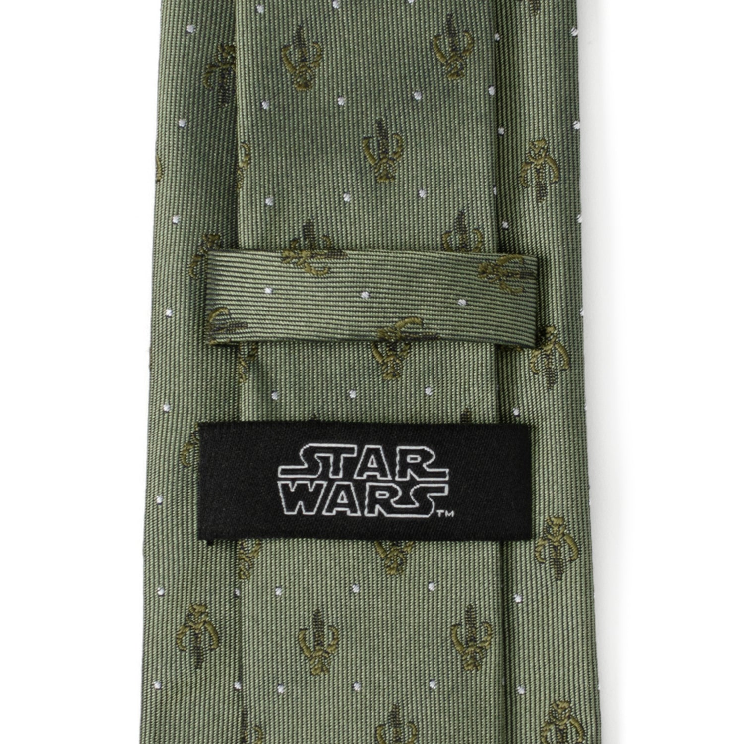 Mandalorian Dot Sage Green Men's Tie Image 5